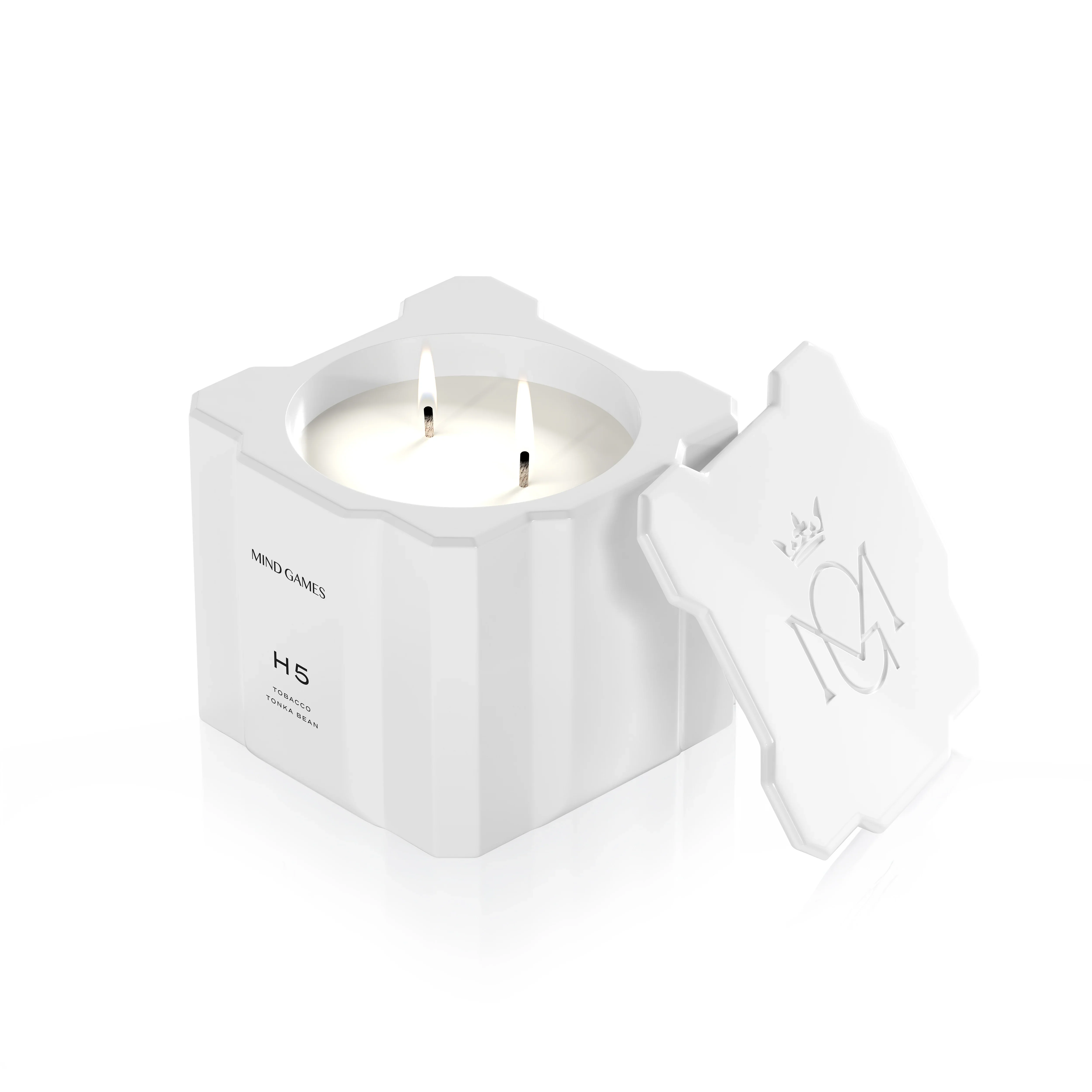 Mind Games H5 Tobacco Tonka Bean 10oz Luxury Candle 283g