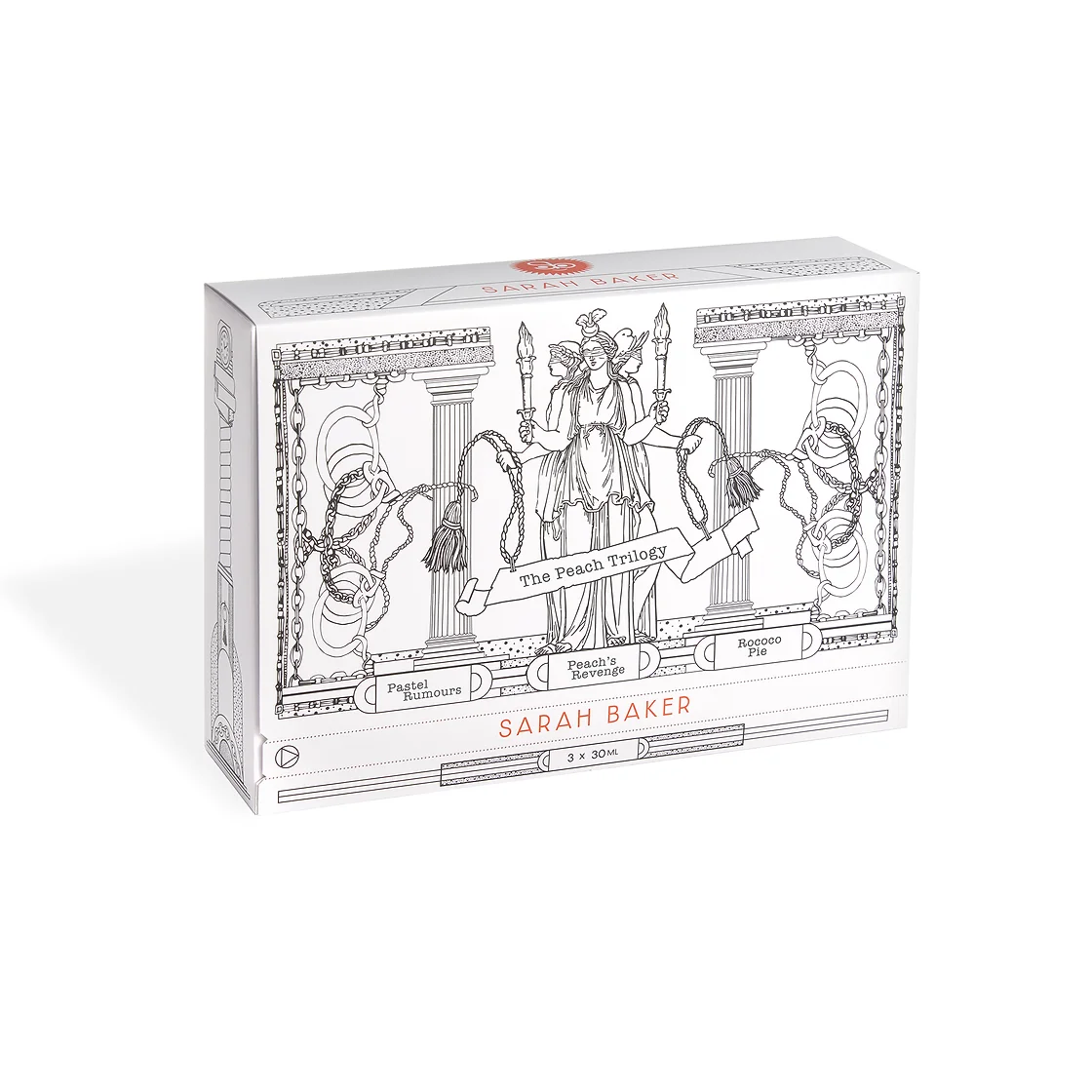 The Peach Trilogy Sarah Baker Set 3x30ml - Image 4